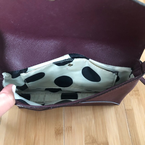 Burgundy Kate Spade Satchel/Crossbody Bag - Picture 7 of 11
